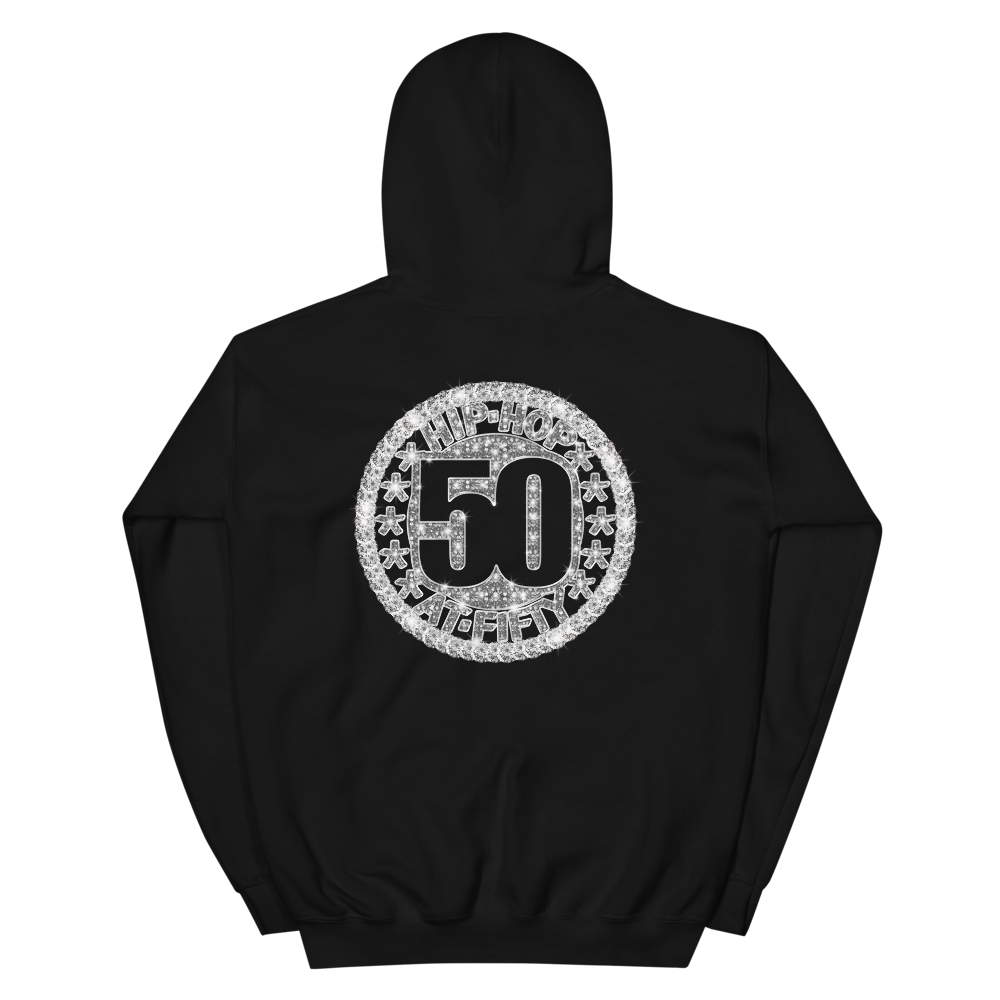 Hip Hop 50 Bling Hoodie Silver Urban Legends Store