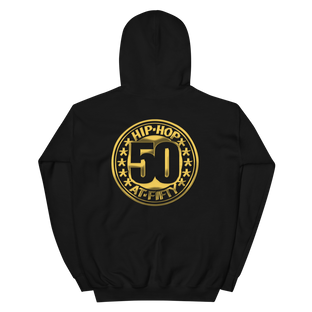 Hip Hop 50 Bling Hoodie (Gold) - Back