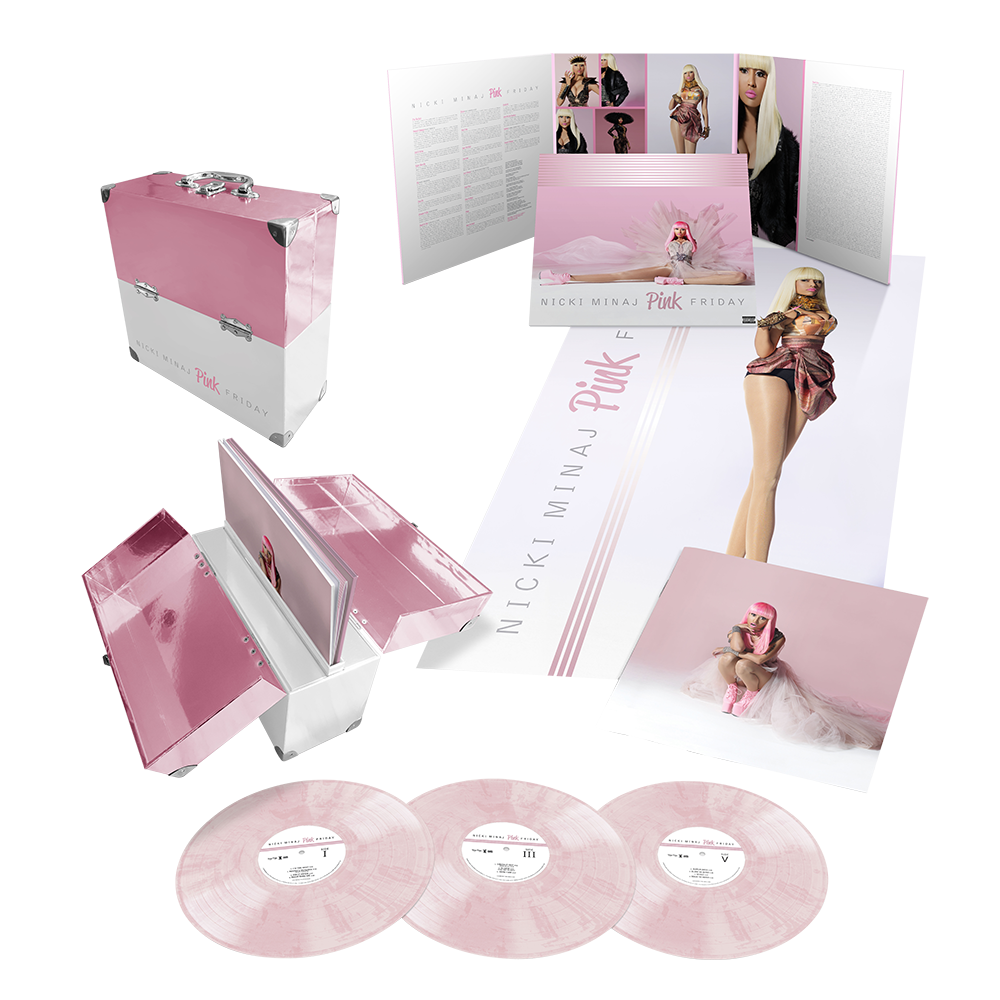 nicki minaj pink friday deluxe album cover