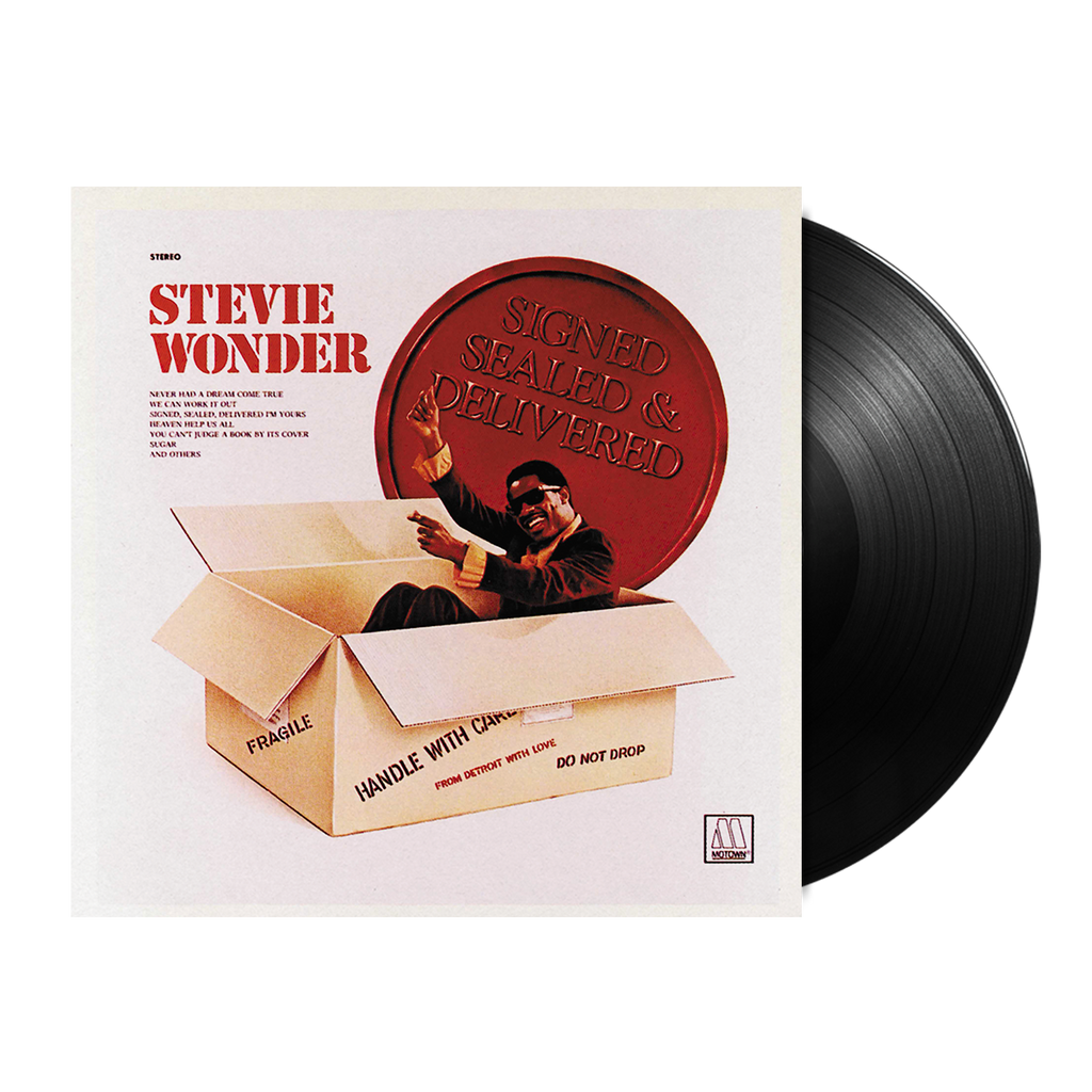 Stevie Wonder, Signed, Sealed & Delivered (Braille Cover) LP
