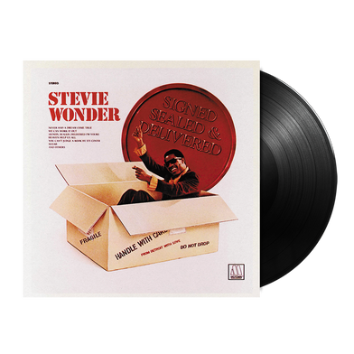 Stevie Wonder, Signed, Sealed & Delivered (Braille Cover) LP